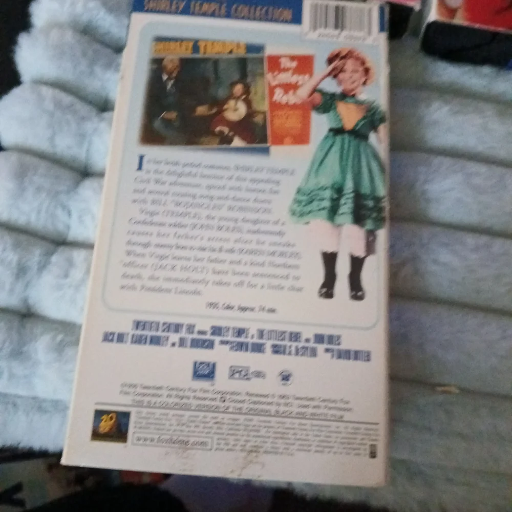Shirley Temple Classic VHS Collection - Blue & Pink Covers